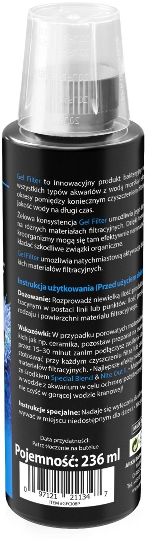 Arka Gel Filter 236 ml – żel bakteryjny do filtrów akwariowych
