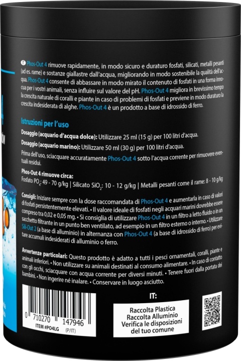 Arka Phos-Out 4 1000 ml / 550 g – wkład do usuwania fosforanów PO4