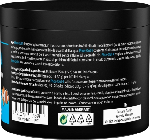 Arka Phos-Out 4 500 ml – granulat do usuwania fosforanów PO4 z akwarium