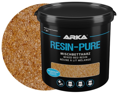 Arka Resin-Pure wiadro 20 l / 14 kg – żywica jonowymienna do filtrów RO/DI