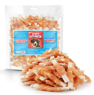 Happet Paluszki dorsz z kurczakiem 500g - aromatyczny przysmak dla psa