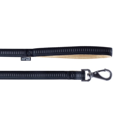 Happet Smycz Soft Style czarna M 1,5 cm 120 cm