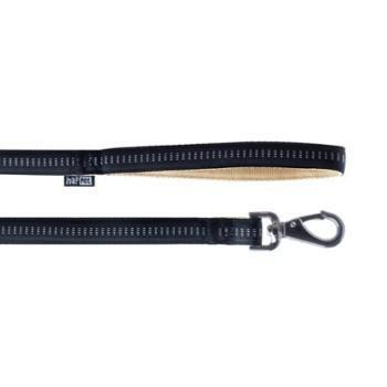 Happet Smycz Soft Style czarna M 1,5 cm 120 cm