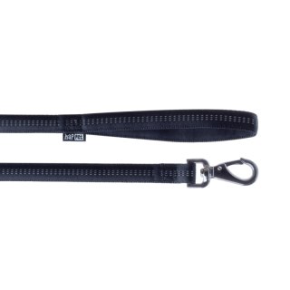 Happet Smycz Soft Style odblaskowa czarna L 2 cm