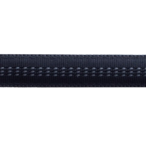 Happet Smycz Soft Style odblaskowa czarna S 1 cm