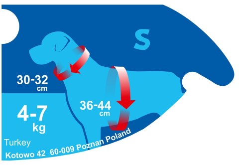 Happet Puszorek Air Comfort S brązowy | Oddychające szelki dla psa lub kota