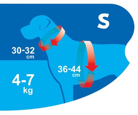 Happet Puszorek Air Comfort S czerwony | Oddychające szelki dla psa i kota