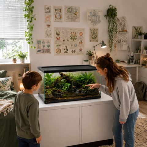 Terrario Frevo Clear Terrarium 50x30x30cm - terrarium szklane