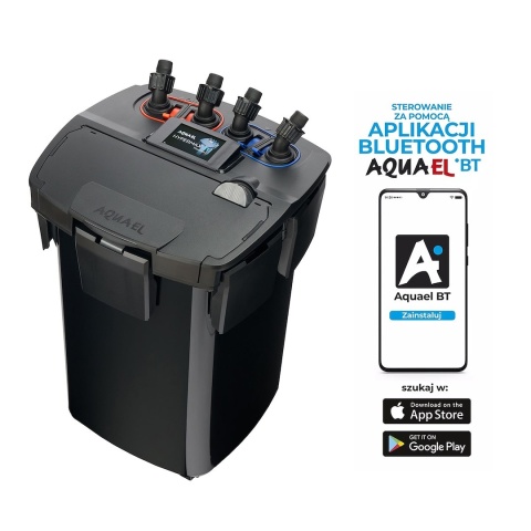 AQUAEL Hypermax BT Thermo filtr zewnętrzny z grzałką i Bluetooth