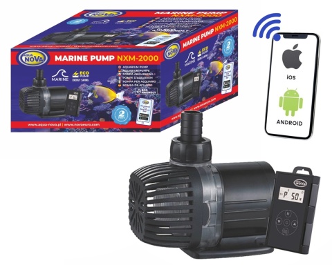 Aqua Nova NXM-2000 Wi-Fi – pompa obiegowa 2000 l/h 20 W z kontrolerem