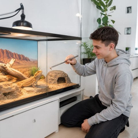 Aventerra Sweden CLAWEY ARC 30cm - pęseta stalowa zagięta