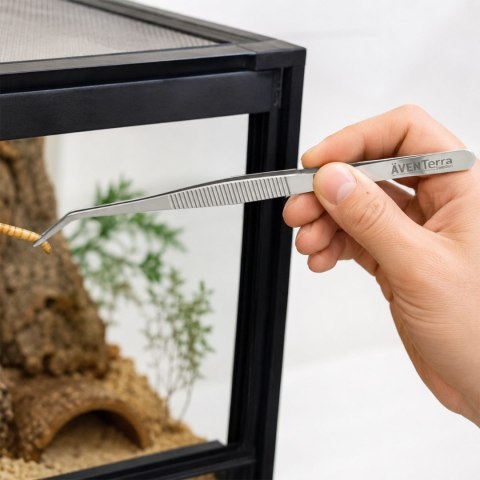 Aventerra Sweden CLAWEY ARC 30cm - pęseta stalowa zagięta