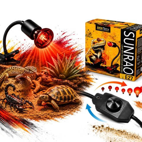 Aventerra Sweden SUNRAO - lampa do terrarium z regulacją mocy