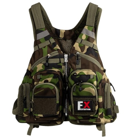 Fishing Expedition MaxiVest Camo - kamizelka wędkarska
