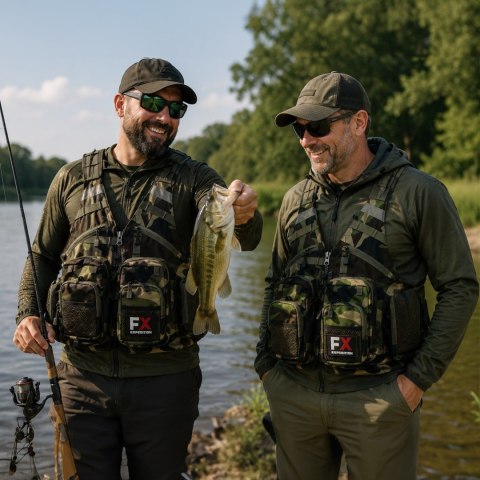 Fishing Expedition MaxiVest Camo - kamizelka wędkarska