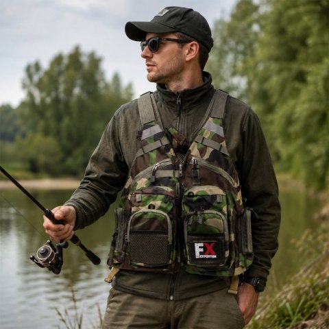 Fishing Expedition MaxiVest Camo - kamizelka wędkarska