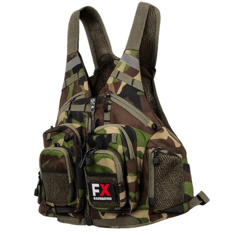 Fishing Expedition MaxiVest Camo - kamizelka wędkarska