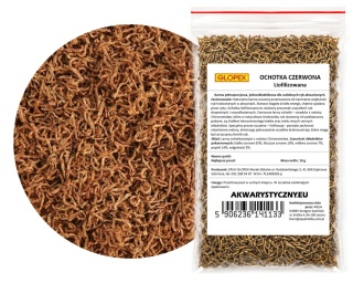 Glopex Ochotka liofilizowana 10g – naturalny pokarm dla ryb