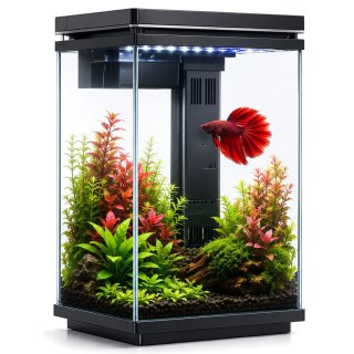 Kruger Meier LUMIQ AquaCube 10l Black - akwarium z filtrem i oświetleniem