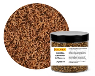 Ochotka Liofilizowana Suszona w pojemniku 125ml (20g) przysmak dla ryb