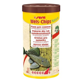 SERA Catfish Chips Nature 1.000 ml - pokarm dla bocji i ryb sumokształtnych (00508)