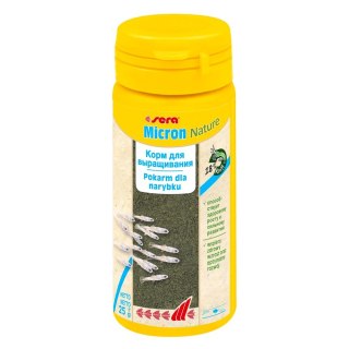 SERA Micron Nature 50 ml - pokarm planktonowy wspierający wzrost (00720)