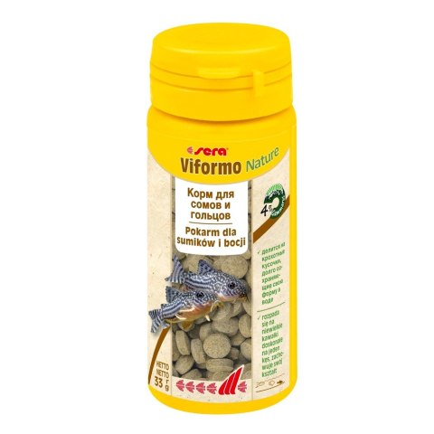 SERA Viformo Nature 50 ml, tabl. - pokarm dla bocji i ryb sumokształtnych (00520)