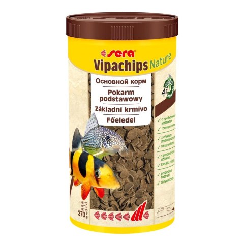 SERA Vipachips Nature 1.000 ml, chipsy tonące - pokarm podstawowy (00519)