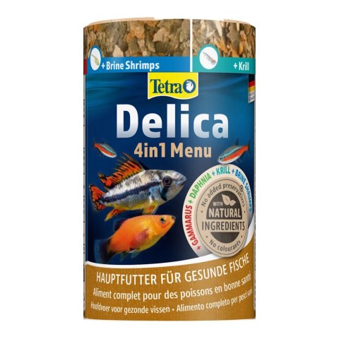 TETRA Delica Menu 100 ml,pokarm w 4 przegrodach dla zróżnicowanej diety ryb (T724204)