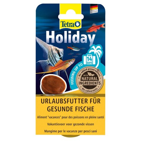 TETRA Holiday Pokarm wakacyjny dla wszystkich ryb ozdobnych do 14 dni 30g (T158405)