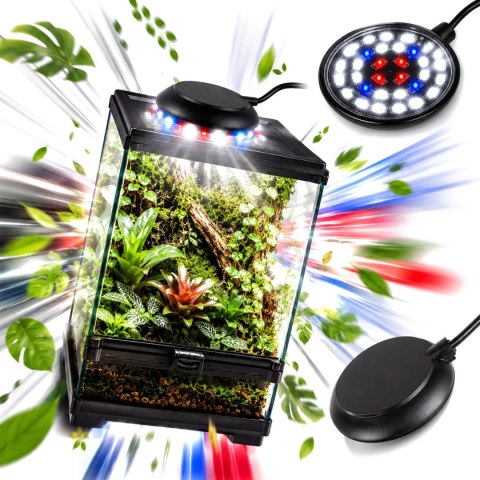 Terrario Nanoray Mini LED 6W - oświetlenie do terrarium 3w1