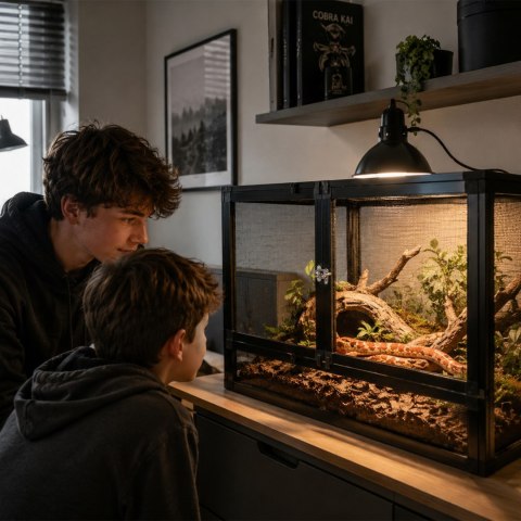 Terrario Nexframe F-Line - terrarium z siatki 60x40x40cm