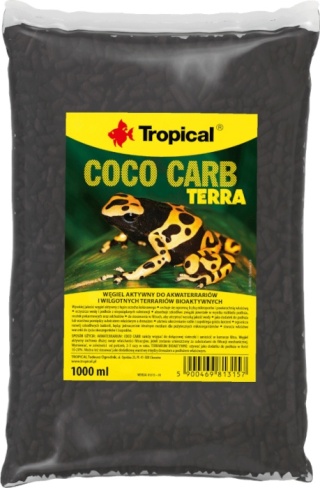 Tropical Coco Carb Terra 1 l (420 g) – węgiel aktywny do terrarium i filtra