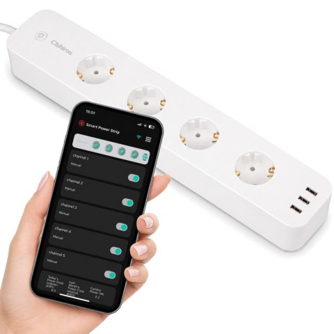 Chihiros Smart Power Strip - listwa zasilająca WIFI