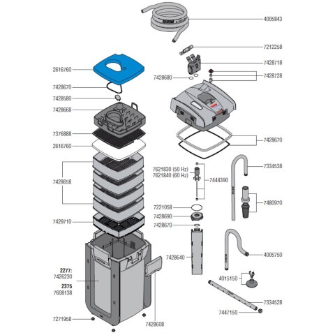 EHEIM filtr zewnętrzny professionel 4 800 (2277010)