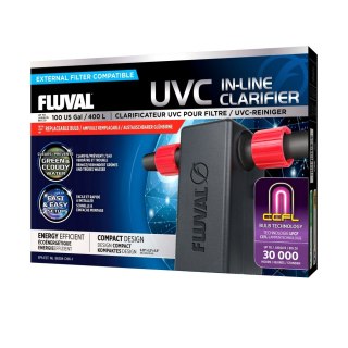 FLUVAL Sterylizator UVC In-Line Clarifier, 16x14x6,5cm, 3W, max. 400L (1981)