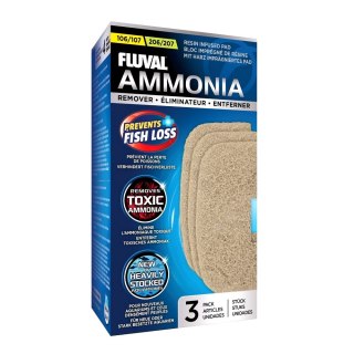 FLUVAL Wkład redukujący związki azotowe Ammonia Remover 107/207, 3szt./op. (2575)