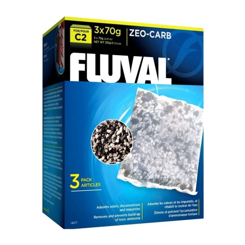 FLUVAL Wkład węglowy Zeo-Carb do filtra C3, 3x130g (0188)
