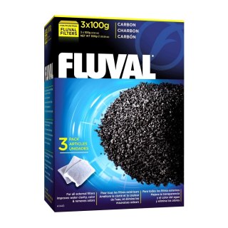 FLUVAL Wkład z węgla aktywnego do filtrów Carbon, 3x100g (4400)