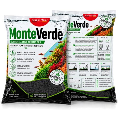 Kruger Meier MonteVerde 9l - aktywne podłoże do akwarium