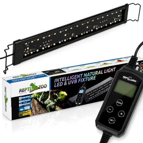 Repti-Zoo Natural Light LED UVB 18W - lampa automatyczna do terrarium 60cm