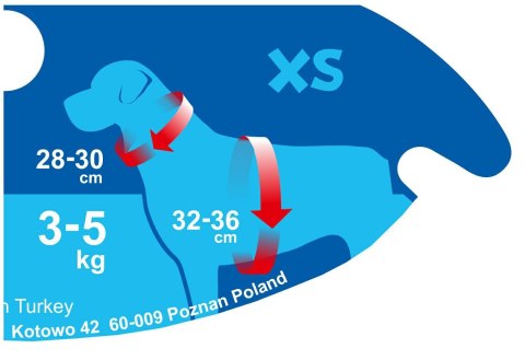 Happet Air Comfort XS brązowe – szelki puszorek dla psa 3–5 kg