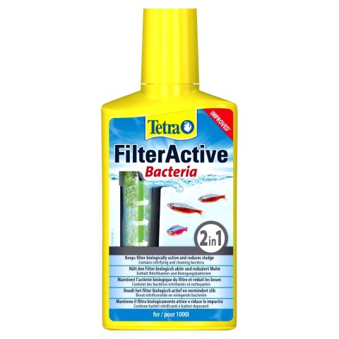 TETRA FilterActive 250 ml bakterie do filtra akwarium – równowaga biologiczna