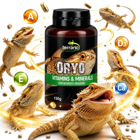 Terrario ORYO for Bearded Dragons 150g - witaminy dla agamy brodatej