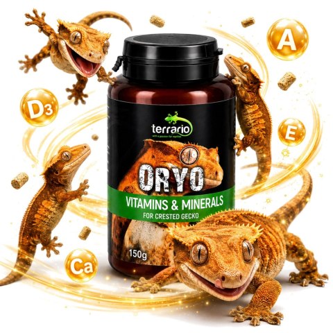 Terrario ORYO for Crested Gecko 150g - witaminy dla gekona orzęsionego
