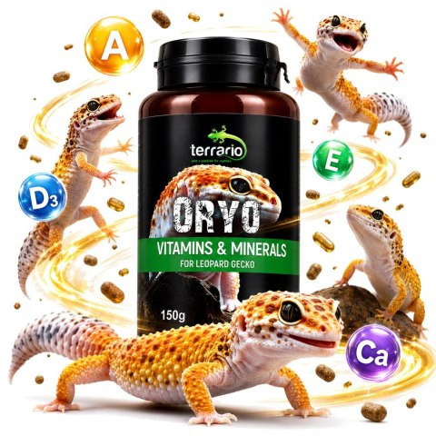Terrario ORYO for Leopard Gecko 150g - witaminy dla gekona lamparciego