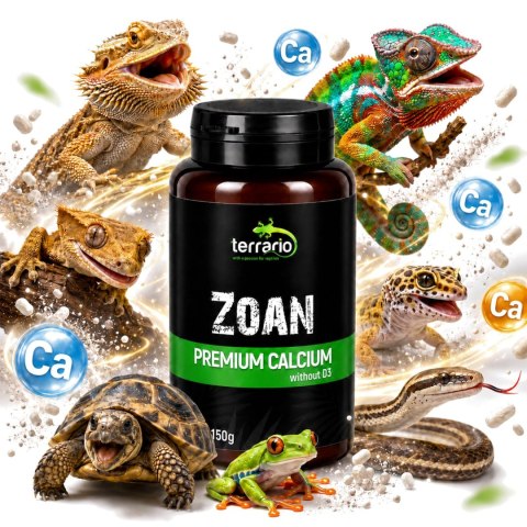 Terrario Zoan Calcium without D3 - wapno bez witaminy D3 150g