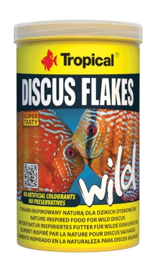 Tropical Discus Flakes Wild 1000ml/200g - pokarm płatkowany dla dyskowców