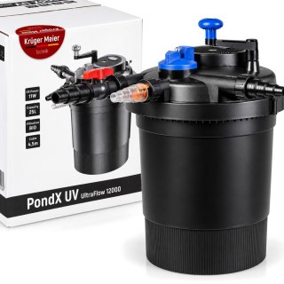 Kruger Meier PondX UV - Filtr ciśnieniowy z lampą UV do oczka 12000l