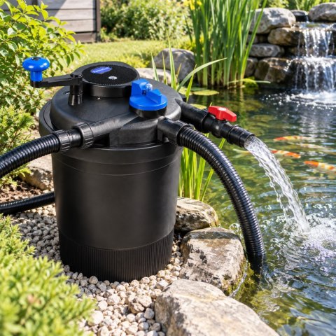 Kruger Meier PondX UV - Filtr ciśnieniowy z lampą UV do oczka 12000l